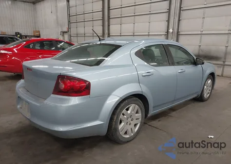 2013 Dodge Avenger Se из США, поврежденный, VIN 1C3CDZAB7DN530484